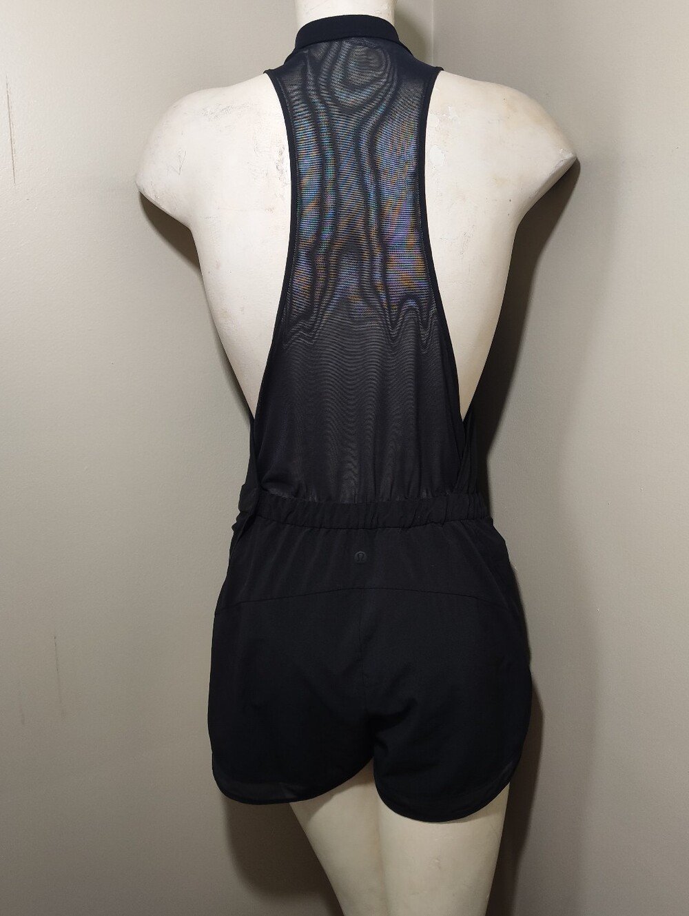 Lululemon The Lab Mesh Racerback Runsie Romper Black 2 - Picture 6 of 11